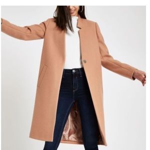 NWT River island camel coat